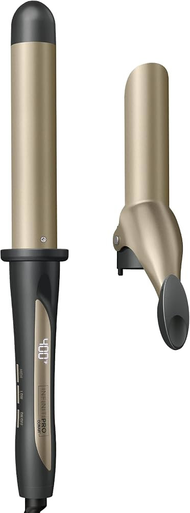 INFINITIPRO BY CONAIR 1 1/4 Inch Curling Wand, Includes Detachable Clip turning Wand into Curling... | Amazon (US)