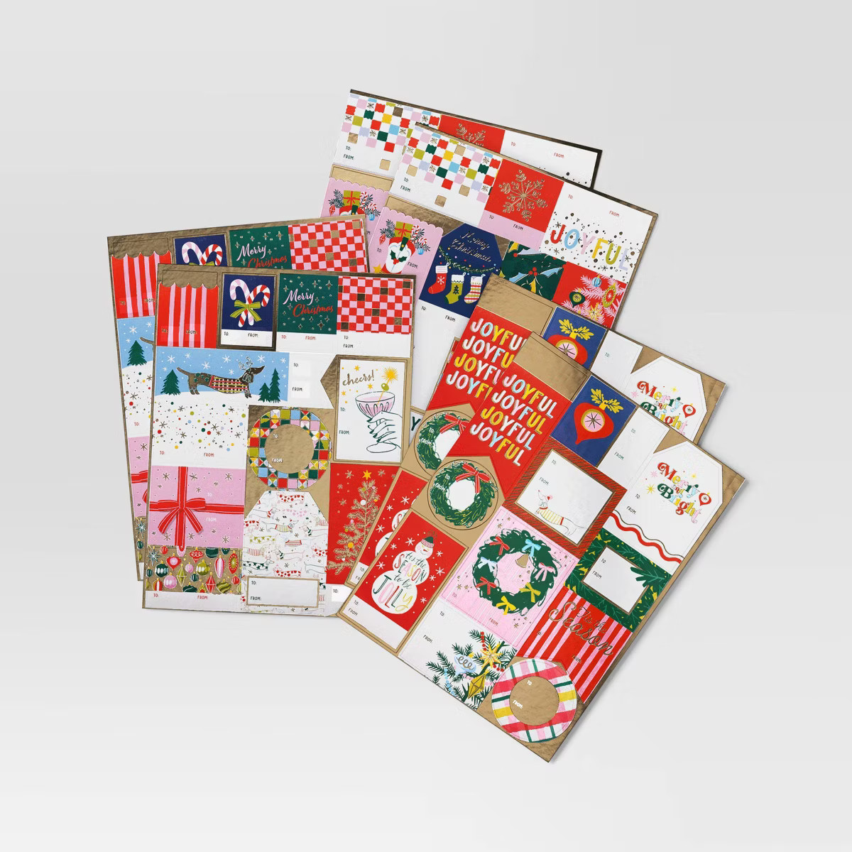 70ct Christmas Humble Cheer Peel and Stick Gift Tags - Wondershop™ | Target