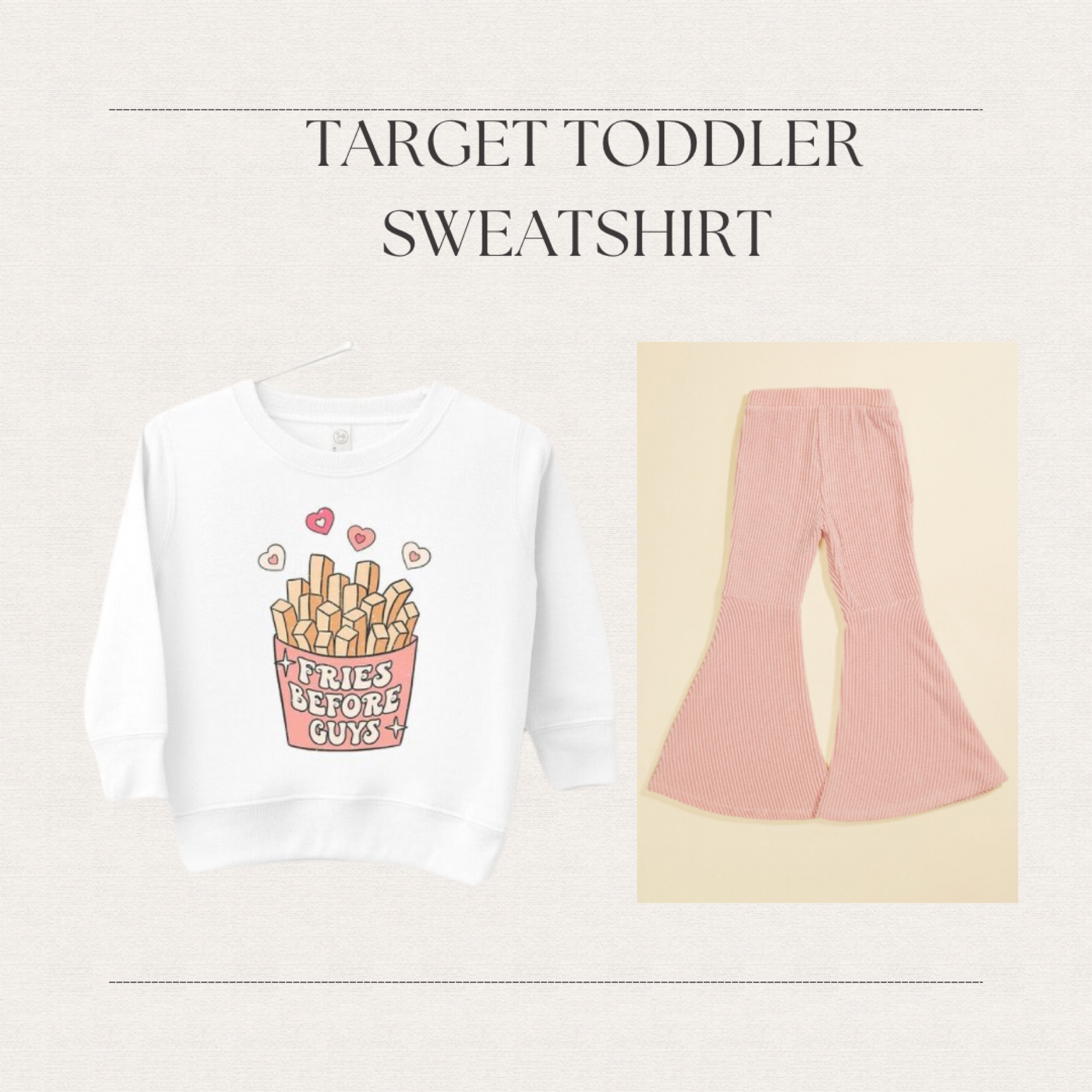 Target toddler girls sweatshirt// toddler Valentine’s Day outfit. Pants are tullabee baby 

#LTKkids #LTKbaby #LTKHoliday