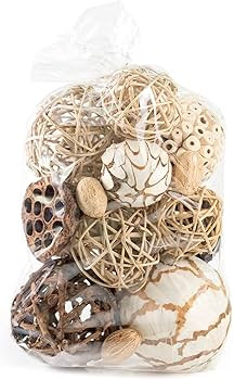 ANDALUCA Natural Tones Vase & Bowl Fillers (Natural Orbs) | Amazon (US)