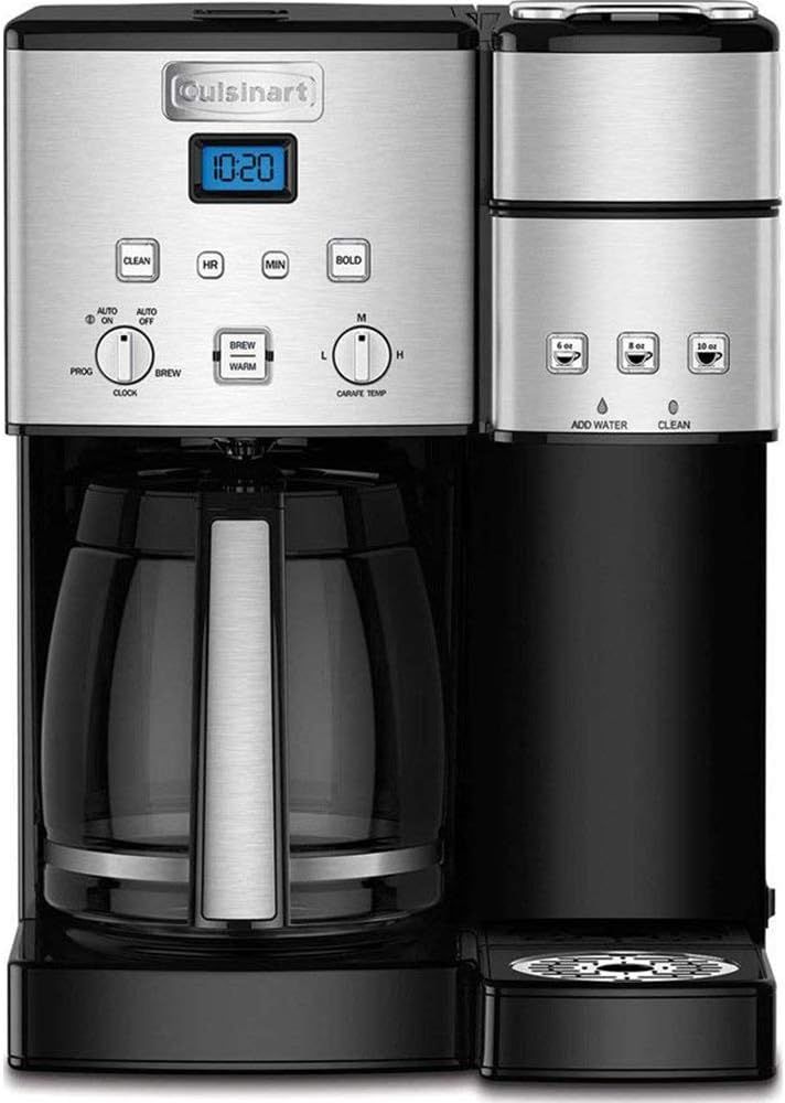 Cuisinart SS-15FR 12 Cup Coffeemaker Brewer Coffemaker/Single-Serve One Size Silver (Renewed) | Amazon (US)