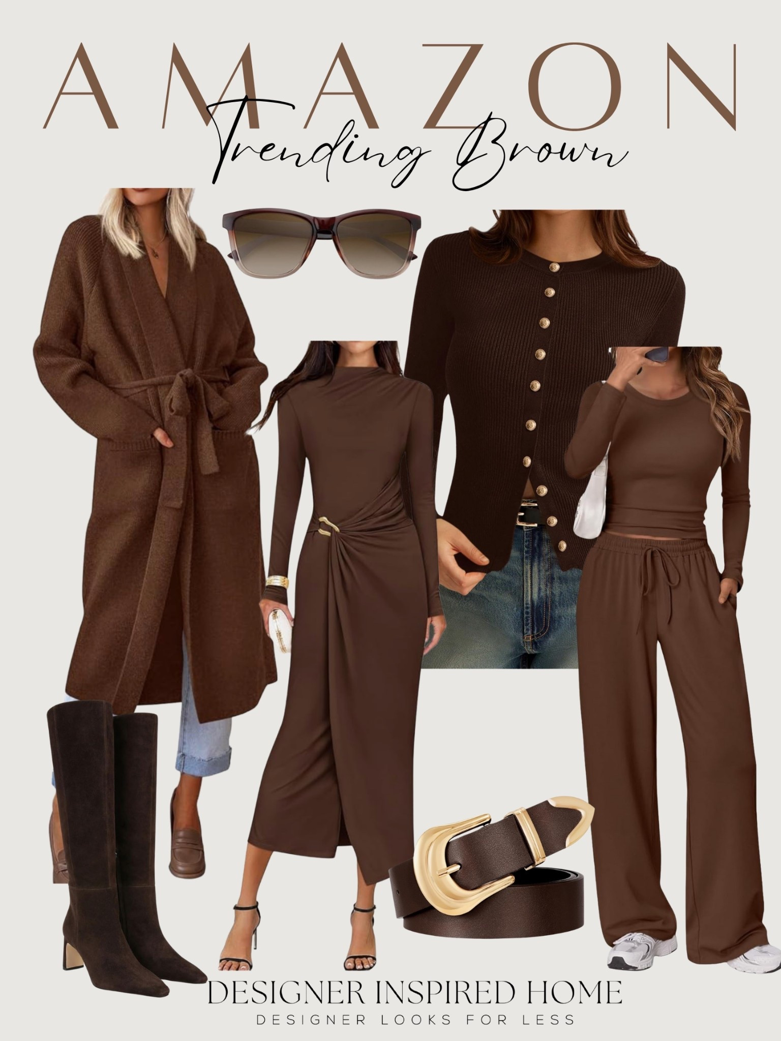 Trending chocolate brown fashion finds from Amazon! 

#LTKHome #LTKStyleTip #LTKFindsUnder50