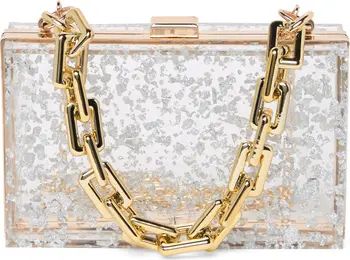 Charli Gold Fleck Acrylic Evening Bag | Nordstrom Rack