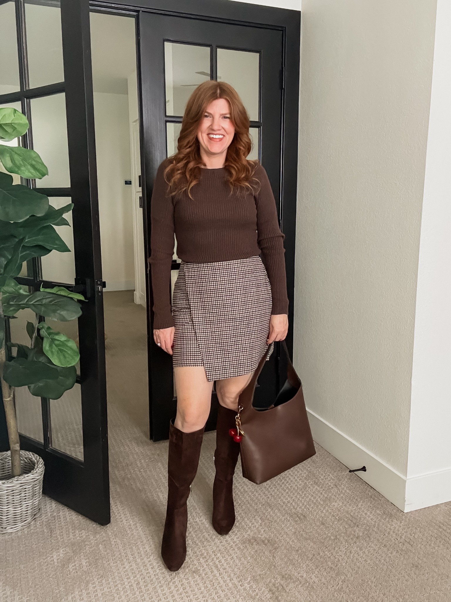 Fall outfit I’m loving. Size medium in all. 

Plaid skirt outfit 

#LTKFindsUnder50 #LTKStyleTip #LTKSaleAlert