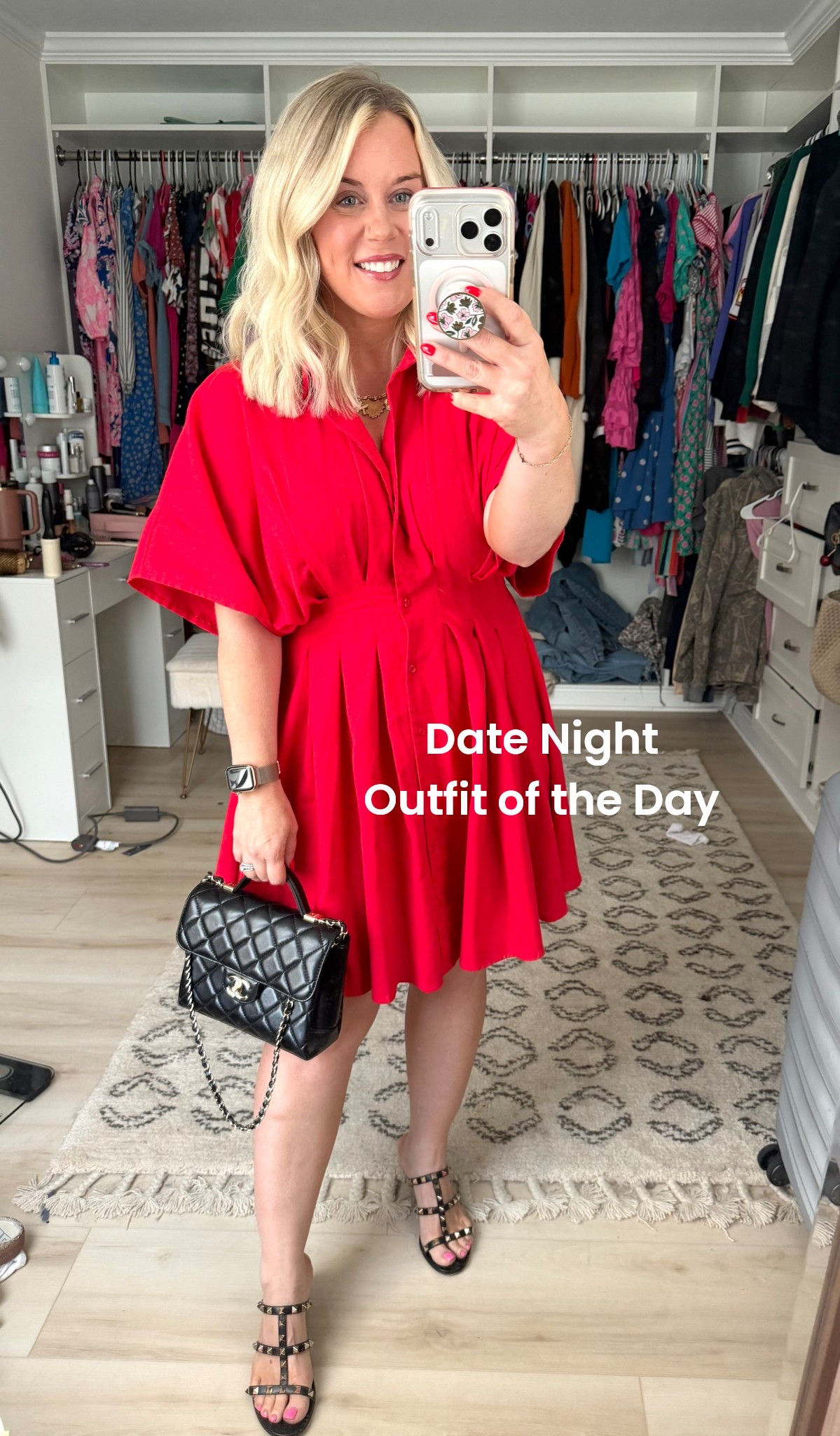 Date Night outfit of the day. 

Dress is Vicci , wearing a medium. Love the red. I’m all about red lately, they say it’s a power color 

Shoes linked. I wear a 5.5/6. (36) BUT the way these are cut I’m in a 37.5 

Women in their 40s
Look good - feel good 
Date night dress
Summer dress 
Spring and summer outfit ideas 

#LTKootd #LTKgrwm #LTKPetite