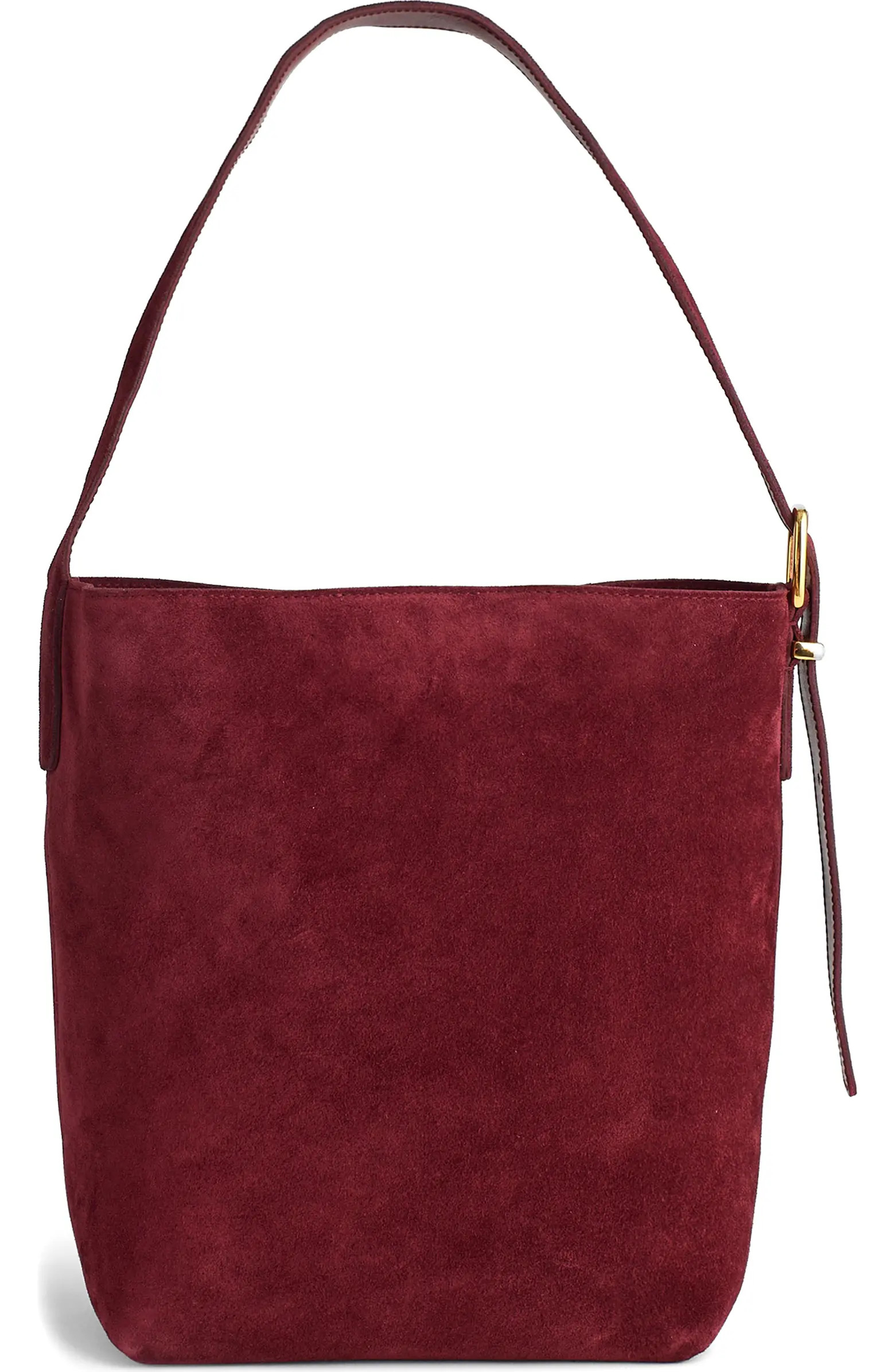 The Medium Essential Suede Bucket Tote | Nordstrom