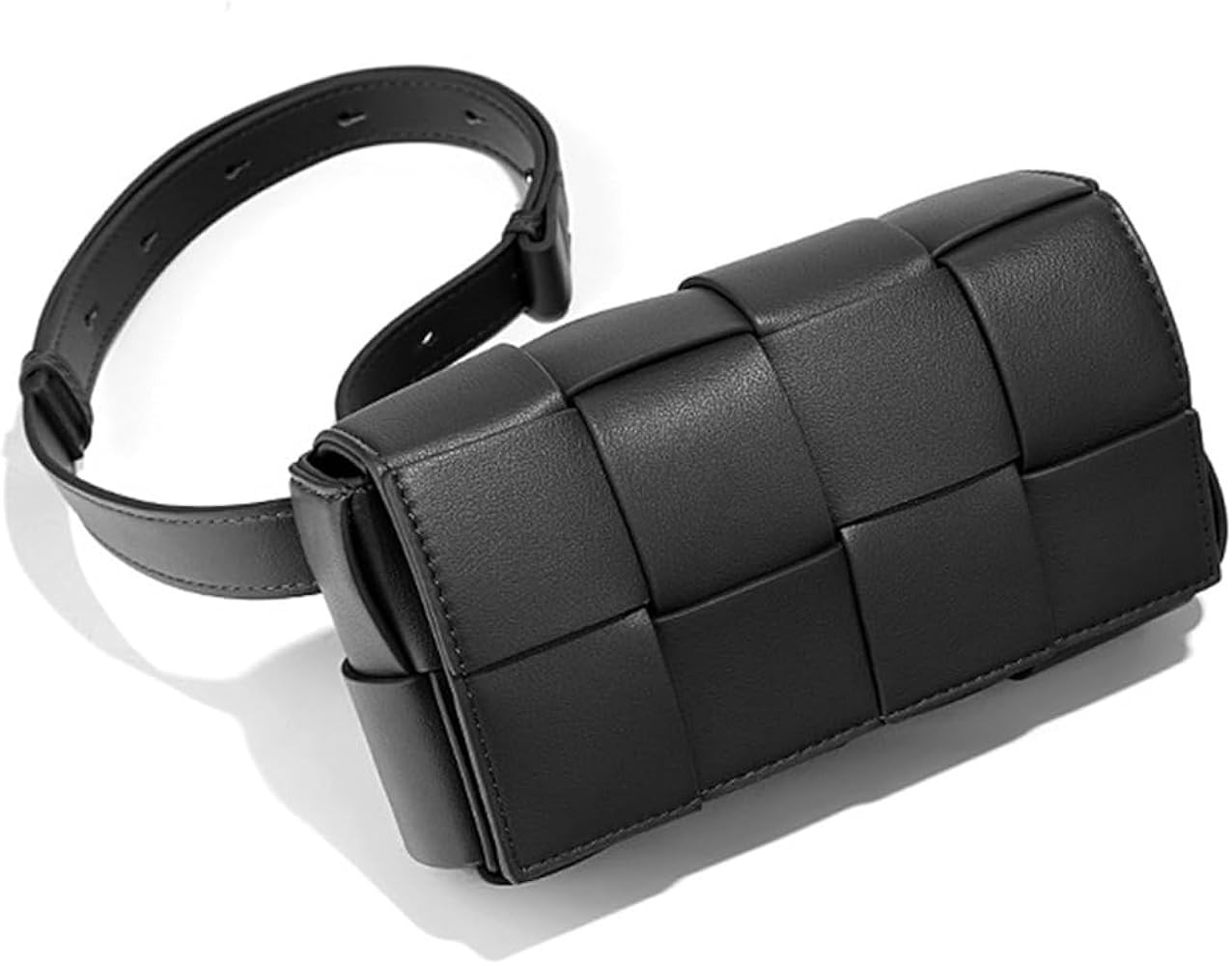 Mini Women's Weave Pack Convertible Crossbody,Cassette-Style Crossbody Waist Packs with Adjustabl... | Amazon (US)