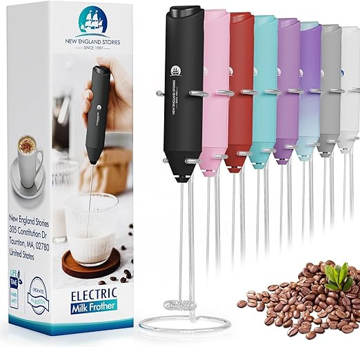 Powerful Milk Frother Handheld Foam Maker, Mini Whisk Drink Mixer for Coffee, Cappuccino, Latte, ... | Amazon (CA)