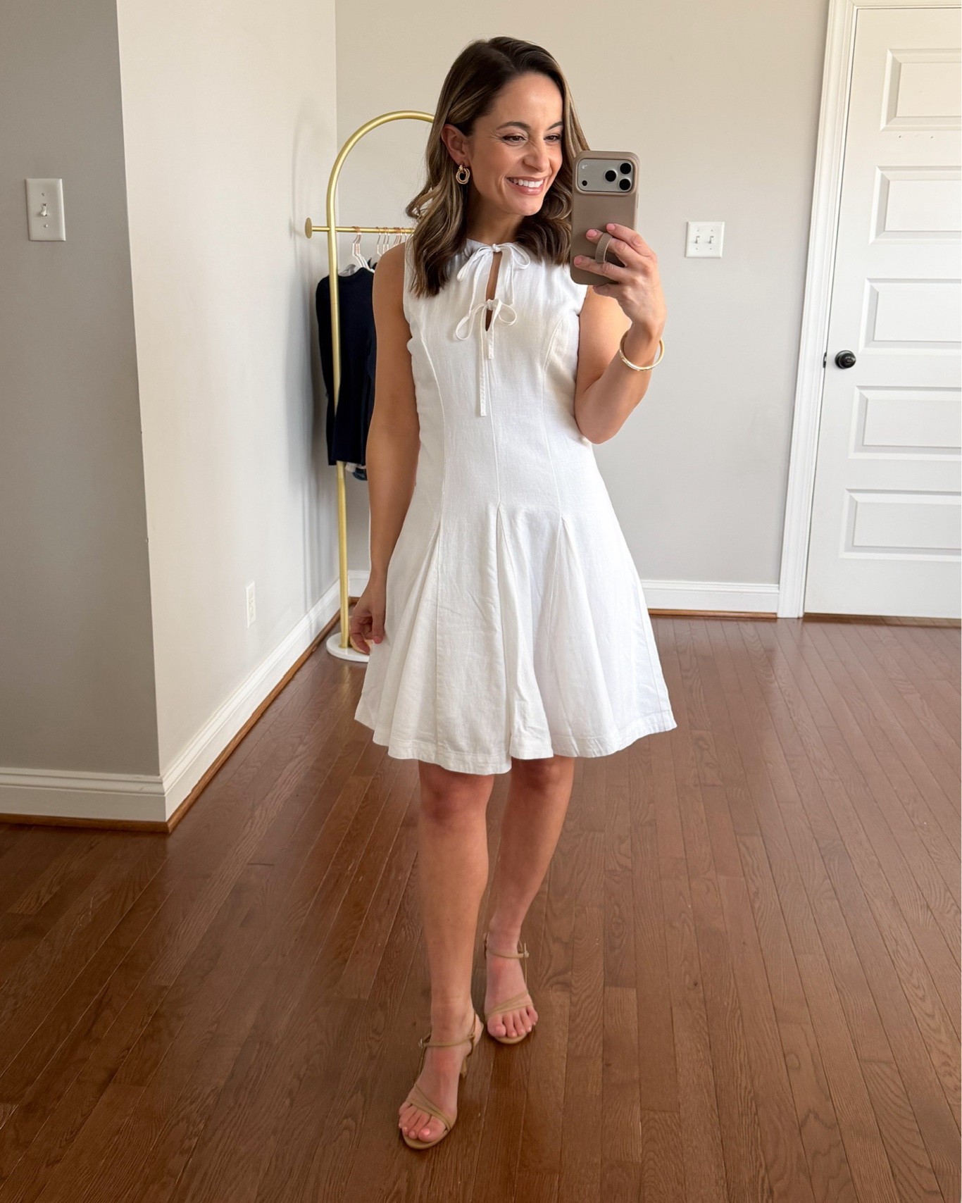A mix of petite-friendly graduation guest outfits!

Outfit 1:
White Dress (BR Factory): Petite XXS | fully lined | true to size
Shoes (Quince): true to size | strap tight on toes, but loosens with wear

Outfit 2:
Yellow dress (BR Factory): petite xxs | true to size | fully lined 
Heels: tts

Outfit 3:
Teal dress (LOFT): petite xxs
Shoes (LOFT): true to size - straps have a break in period 

Outfit 4:
Dress (Anthropologie): xxs - but pulls at my waist so consider sizing up 
Shoes (Sam Edelman): true to size and comfortable as well

My measurements for reference: I’m 4’10” and 105lbs. My bust, waist, and hip measurement is 32”, 24”, and 36”.

#LTKootd #LTKSeasonal #LTKPetite