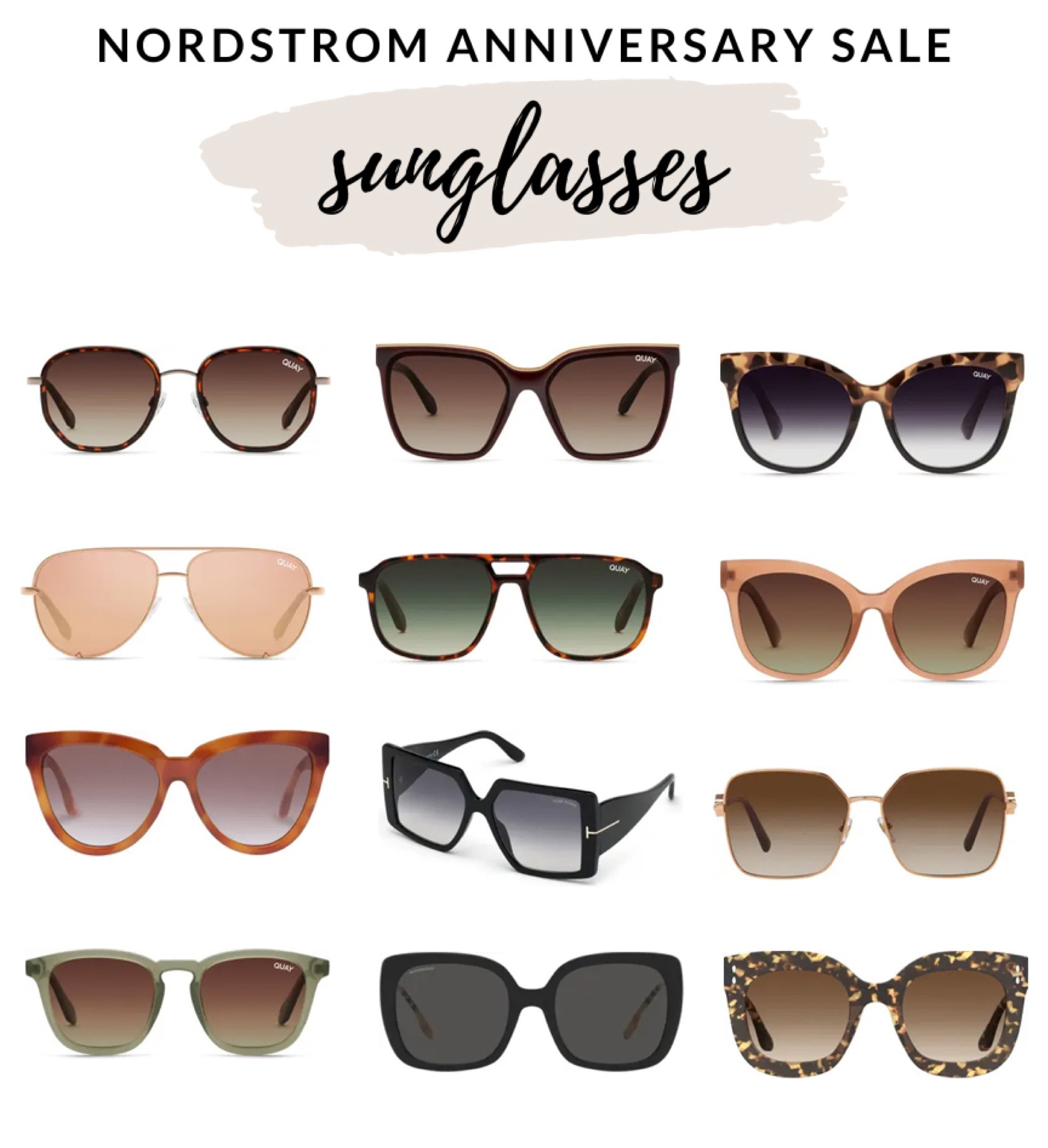 Nordstrom Anniversary Sale sunglasses!

NSALE | QUAY sunglasses | Burberry sunglasses | designer inspired sunglasses | affordable sunglasses 

#LTKxNSale #LTKunder50 #LTKstyletip