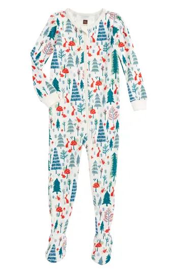 Infant Girl's Tea Collection Maeve Fitted One-Piece Pajamas | Nordstrom