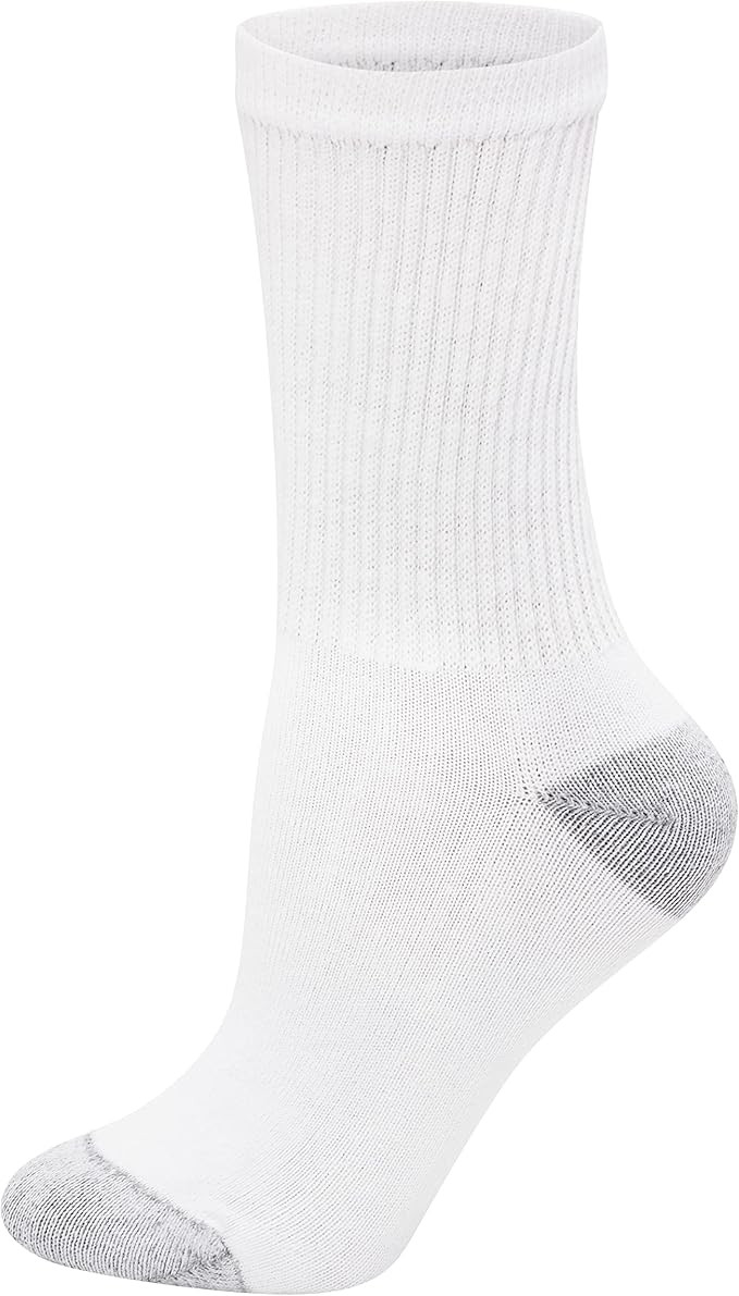 Hanes Womens Hanes Women's Crew Sock, Pack of 10Dress & Casual Socks | Amazon (US)