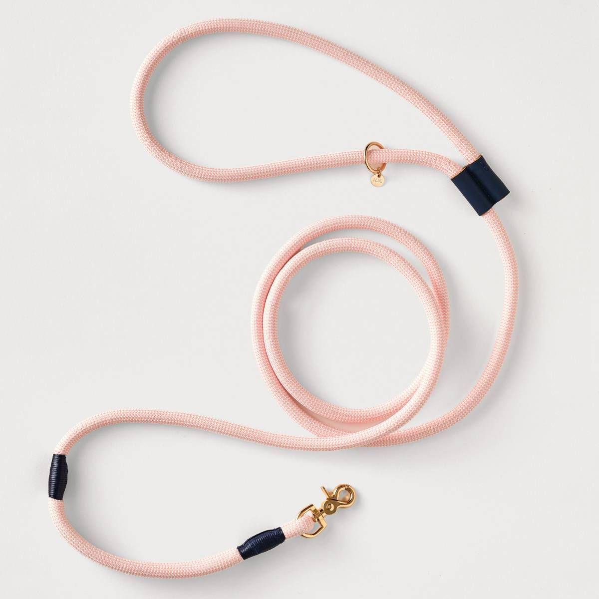 Hooray House Hands-Free Rope Dog Leash - 106.08" - White/Pink | Target