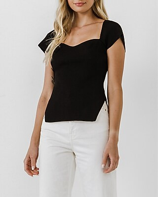 Endless Rose Short Sleeve Sweater | Express