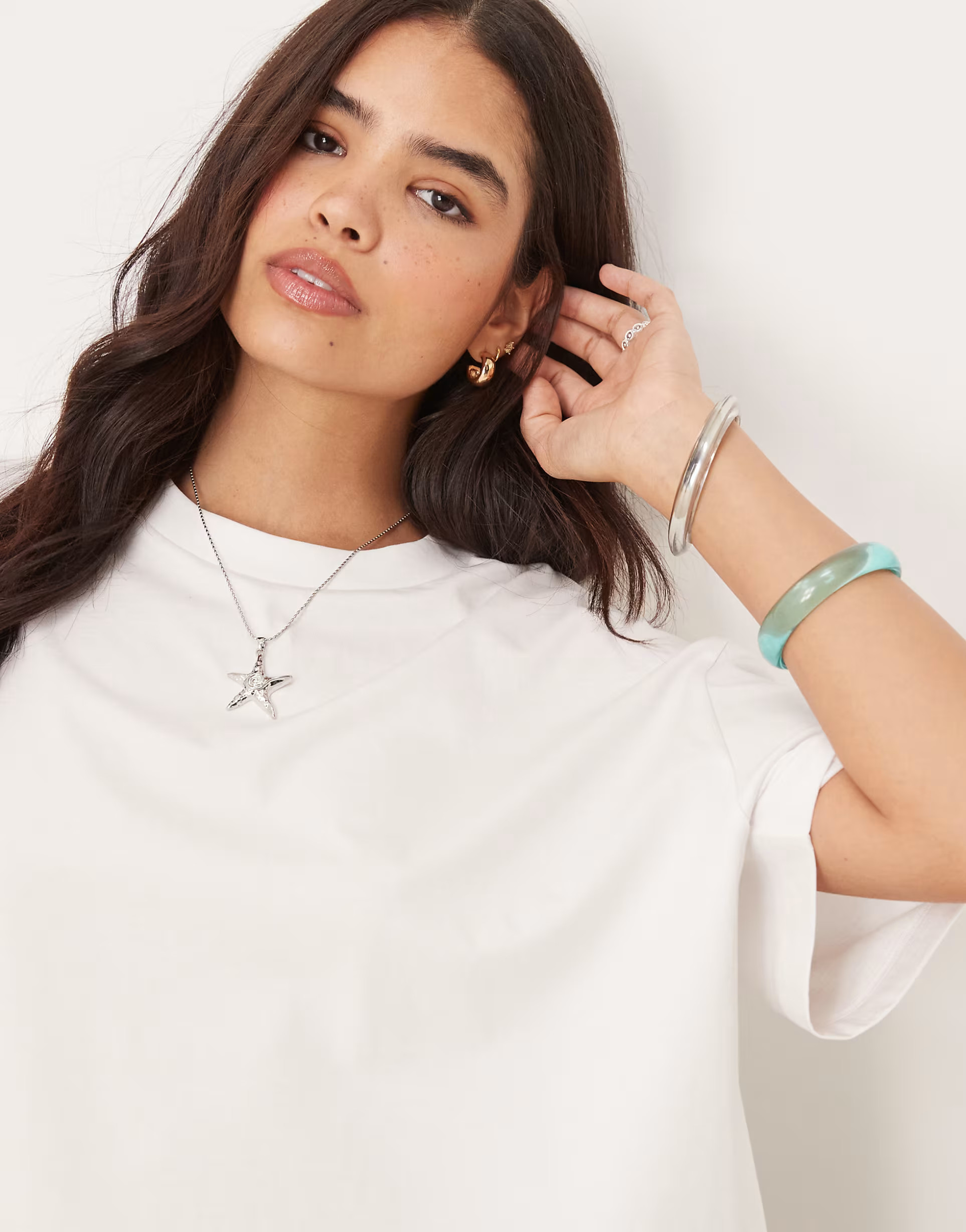 ASOS DESIGN boxy cropped t-shirt in white | ASOS (Global)
