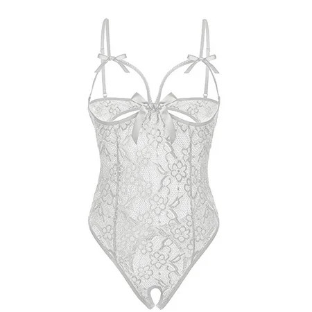White Womeny Plus Size Lingerie For Women Underwear Women Lacey Lingerie Gauze One-Piece Garment Lace Pajamas Underwear | Walmart (US)
