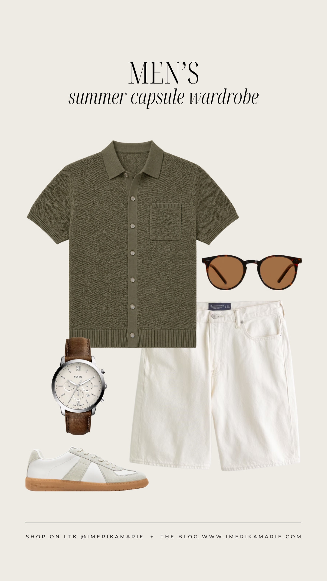 Men's Summer Outfit

button-up, denim shorts, sneakers

men's outfit. men's summer capsule. men's summer capsule wardrobe.

#LTKootd #LTKSeasonal #LTKMens