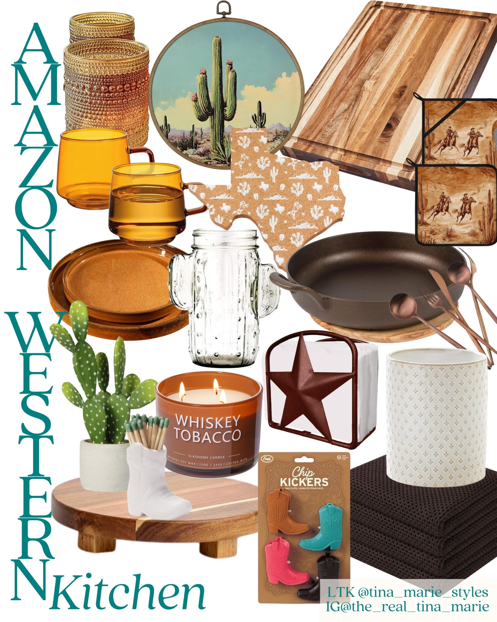 A little western kitchen inspo 🤎🌵

#WesternDecor #TexasDecor #AmazonHome #KitchenIdeas 

#LTKHome