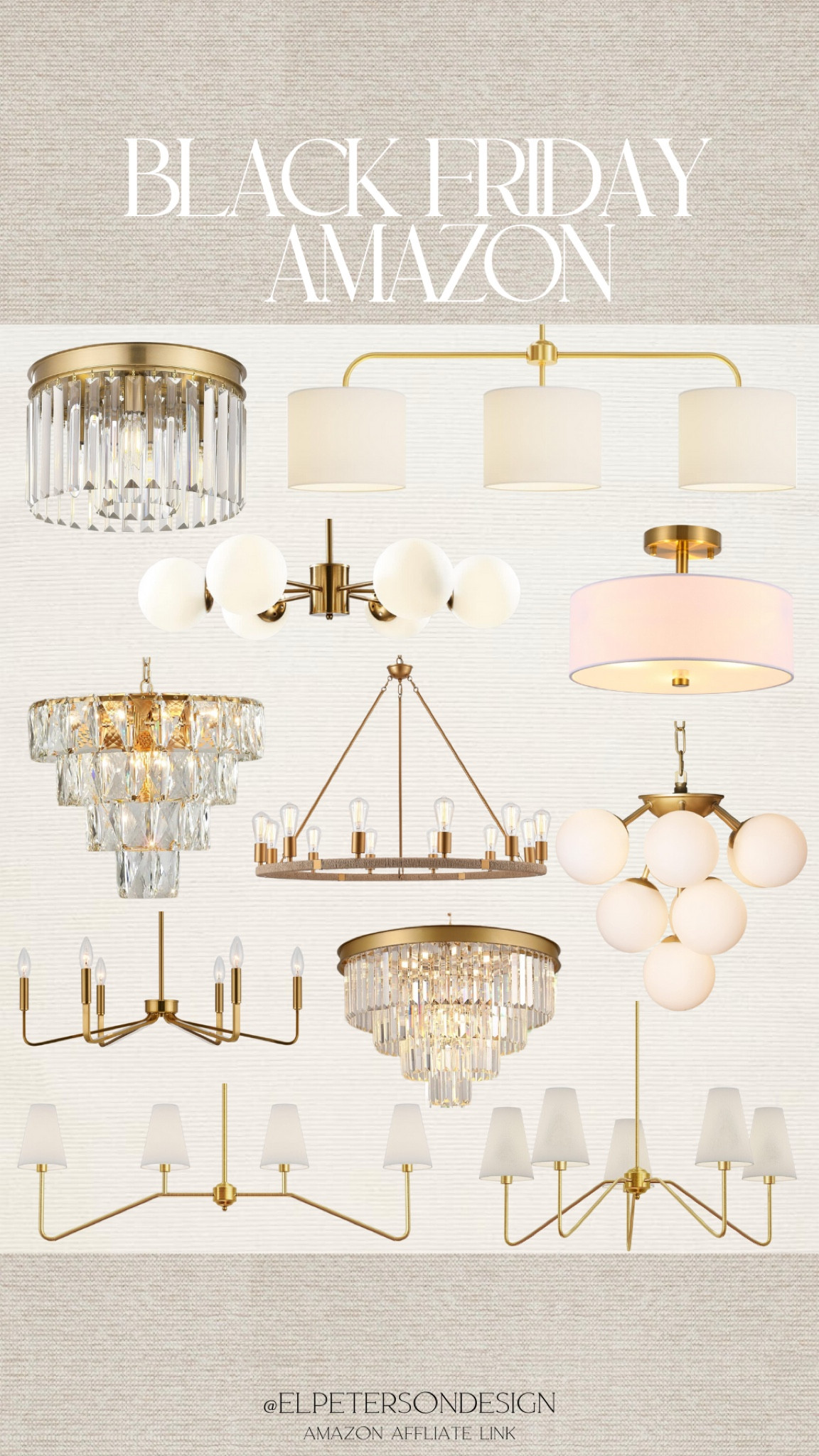 Jonsi Gold Chandelier Light … curated on LTK