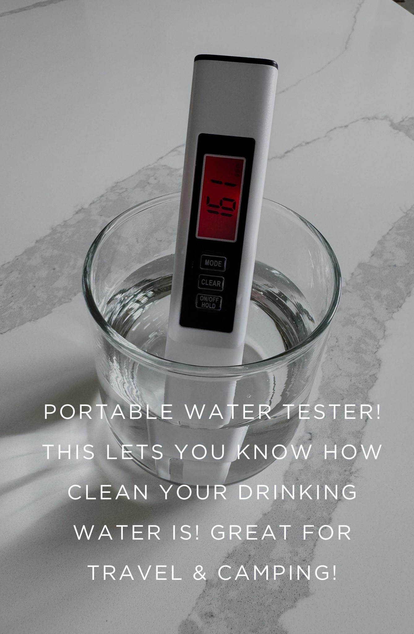 This digital water tester allows you to see instantly how clean your drinking water is! Perfect for travel and camping! 

#LTKSummerEdit #LTKFamily #LTKTravel