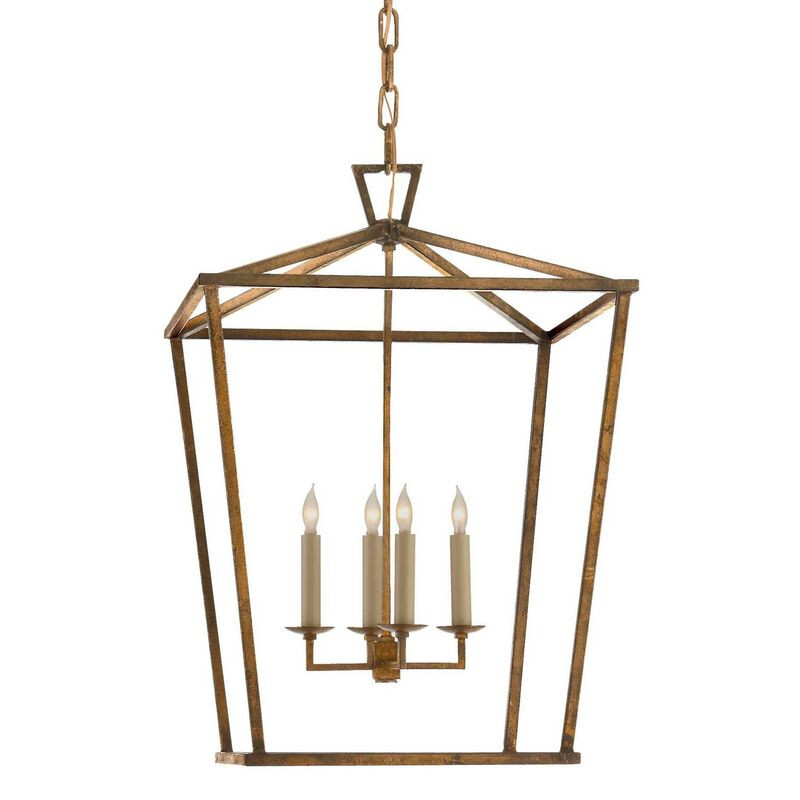 Darlana Lantern, Gilded Iron | One Kings Lane