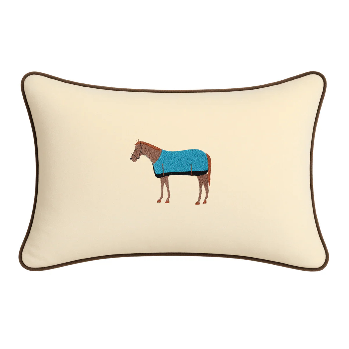 Equestrian Ivory Pillow Cover | Unique Pillow Cover | Scout Design Studio
