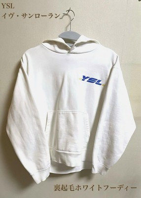 Authentic Yves Saint Laurent Vintage Hoodie Color White Size Free Women's | eBay US