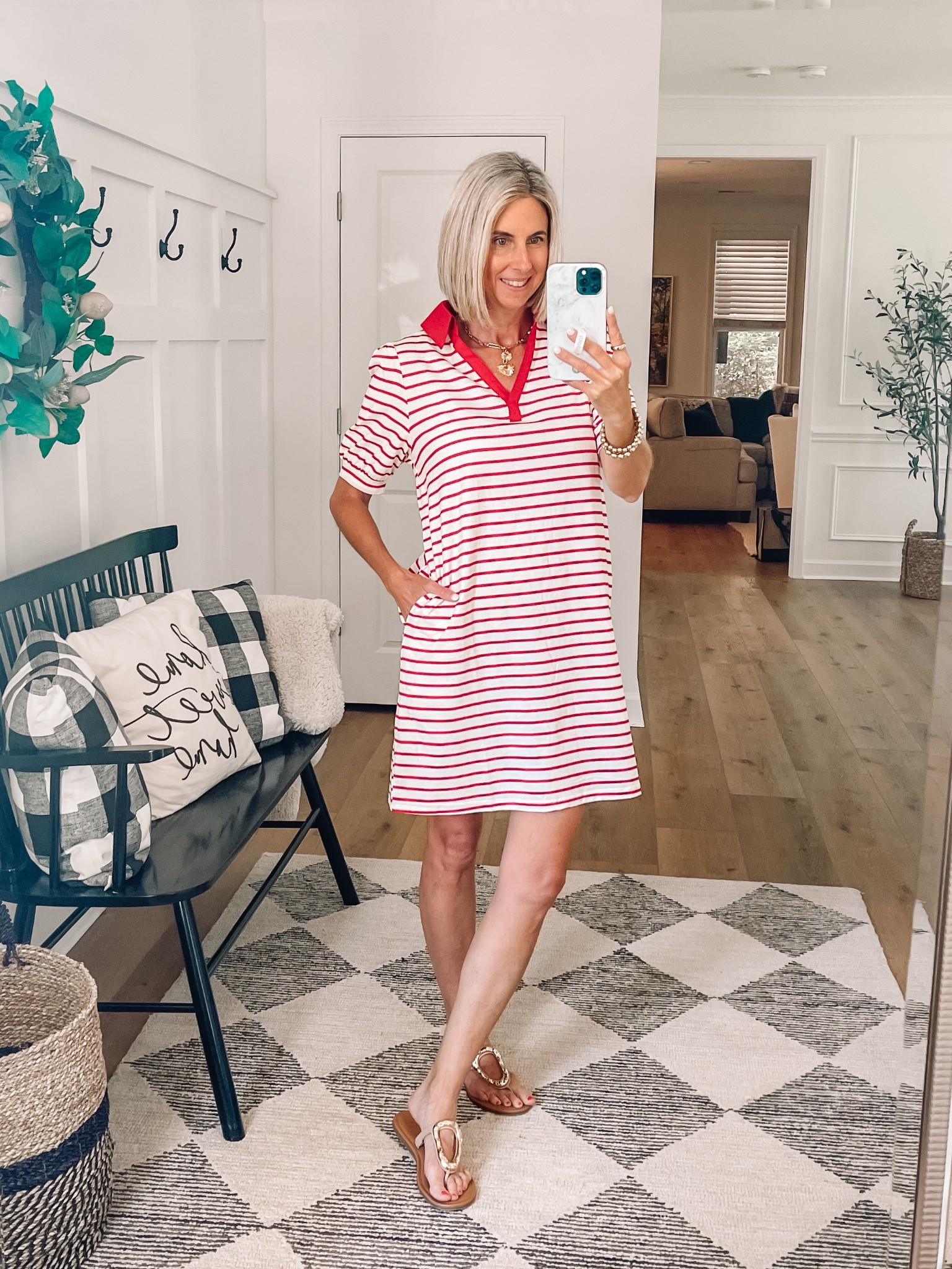 I may have just found my Memorial Day and July 4th outfit. This dress is loose and comfy and comes in tons of colors! Wearing a smalll

#LTKSeasonal #LTKStyleTip #LTKFindsUnder50