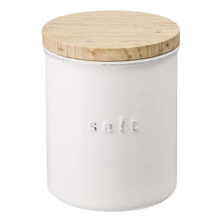 Yamazaki Home Food Storage Canister | Salt, White | Walmart (US)