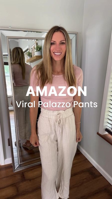 Amazon viral linen pants, Amazon fashion , summer outfits , Amazon outfits , ribbed tee , kaki linen pants 

#LTKStyleTip #LTKSeasonal #LTKFindsUnder50