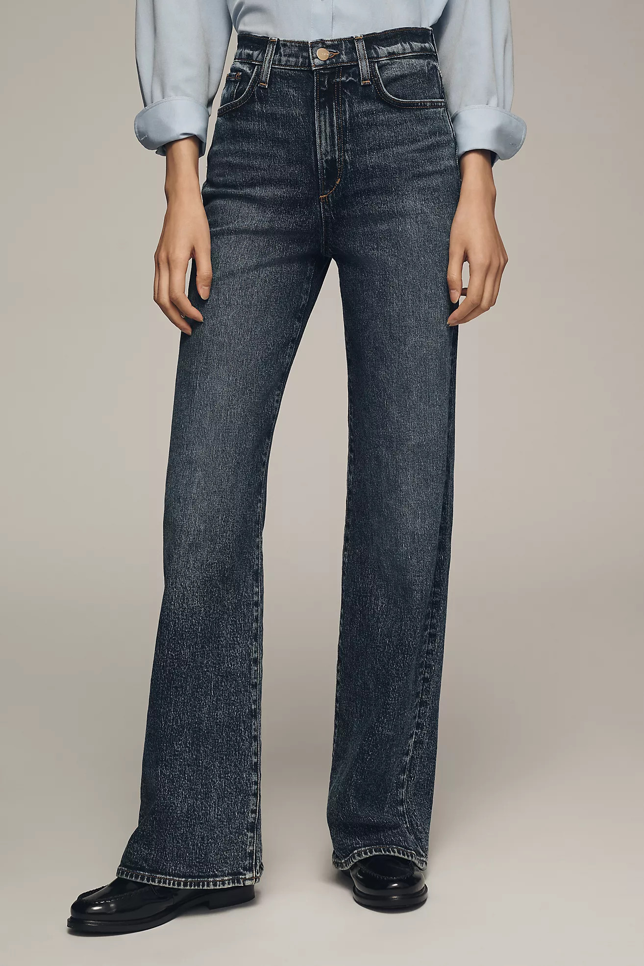 Joe's Jeans Mia High-Rise Wide-Leg Jeans | Anthropologie (US)