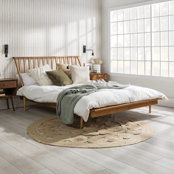 Henline Solid Wood Low Profile Platform Bed | Wayfair North America