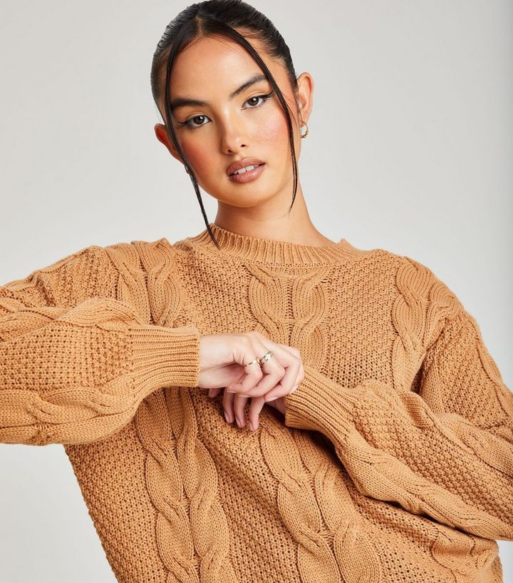 Urban Bliss Camel Cable Knit Jumper
						
						Add to Saved Items
						Remove from Saved Items | New Look (UK)
