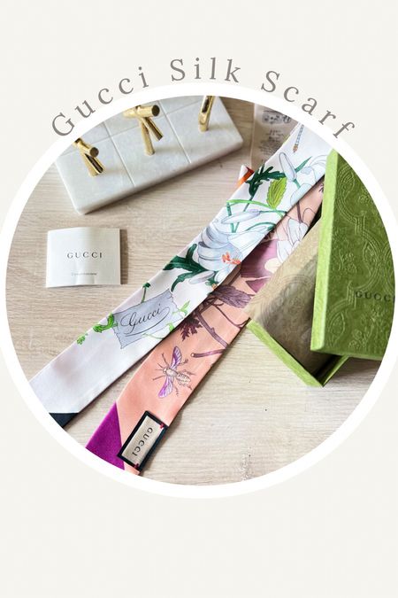 A piece that’ll keep for a long time. I’ve been eying this Gucci silk scarf for a while now so finally decided to treat myself. 🌸 

#LTKBeauty #LTKOver40 #LTKStyleTip