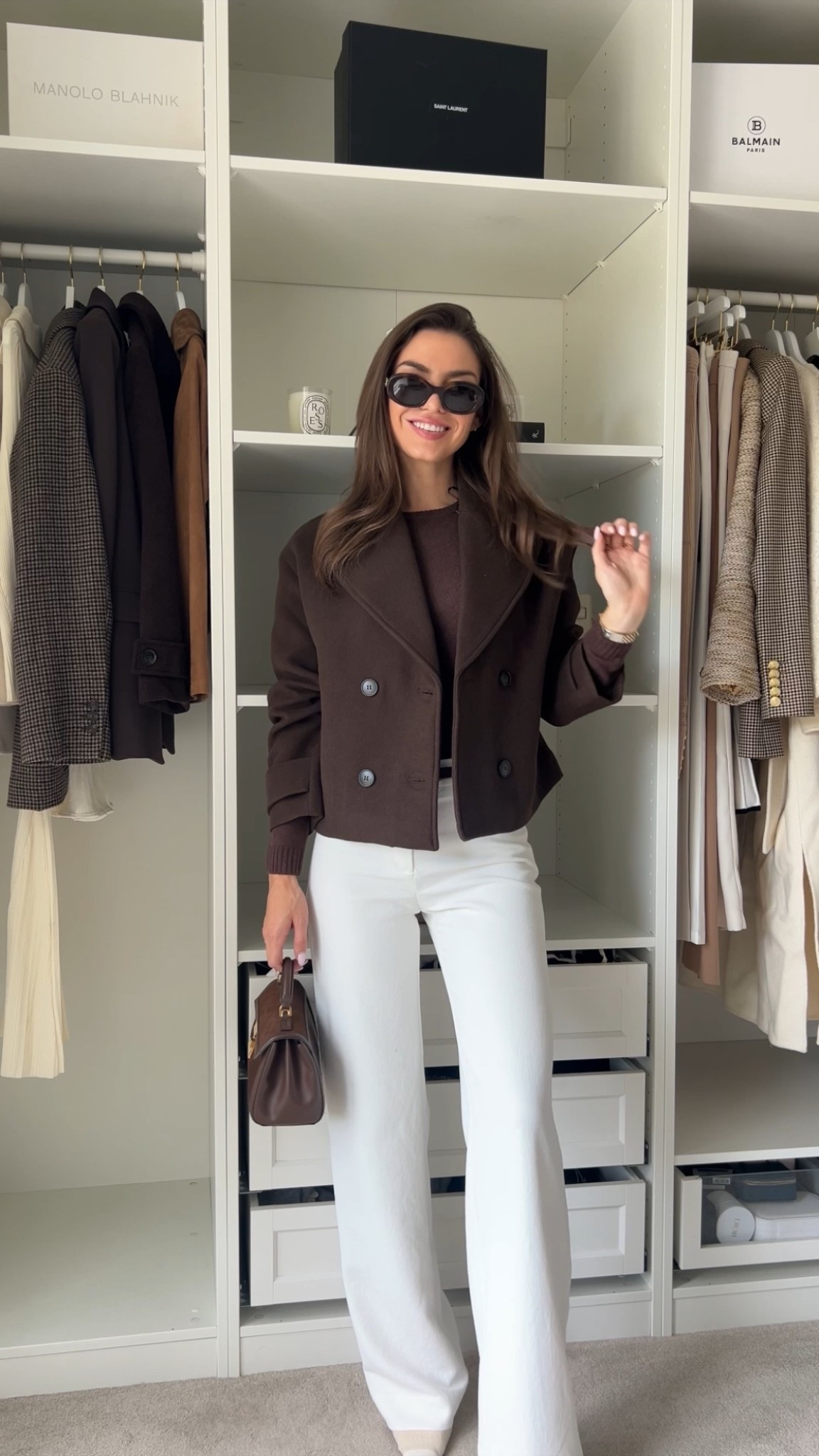Love this chocolate brown Zara jacket 

#LTKwinter #LTKuk #LTKautumn