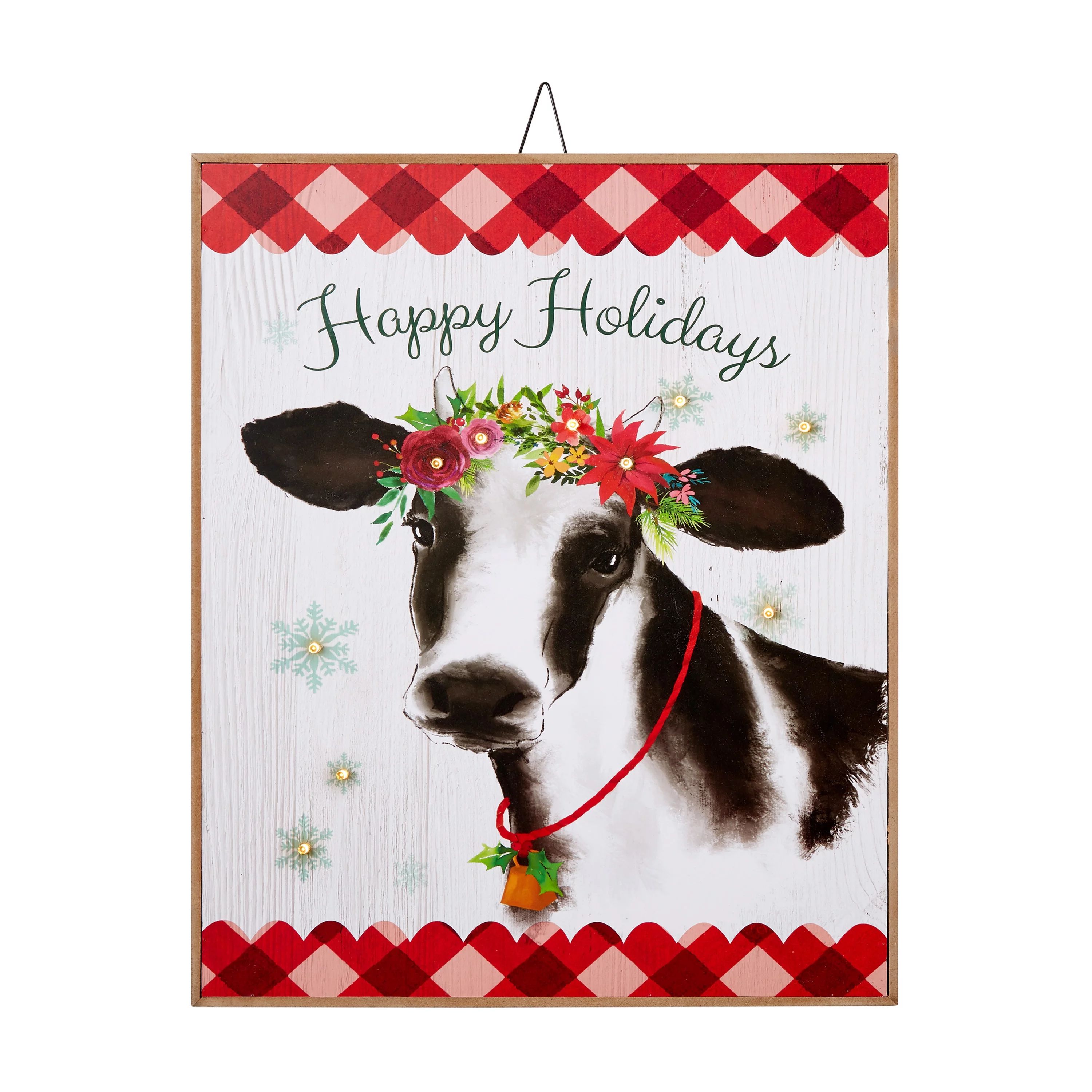 The Pioneer Woman LED Hanging Sign, Happy Holidays | Walmart (US)