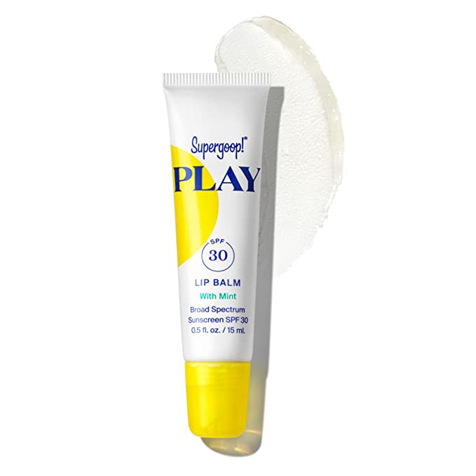 Supergoop! PLAY Lip Balm SPF 30 with Mint, 0.5 fl oz - Reef-Friendly, Broad Spectrum SPF Lip Balm... | Amazon (US)