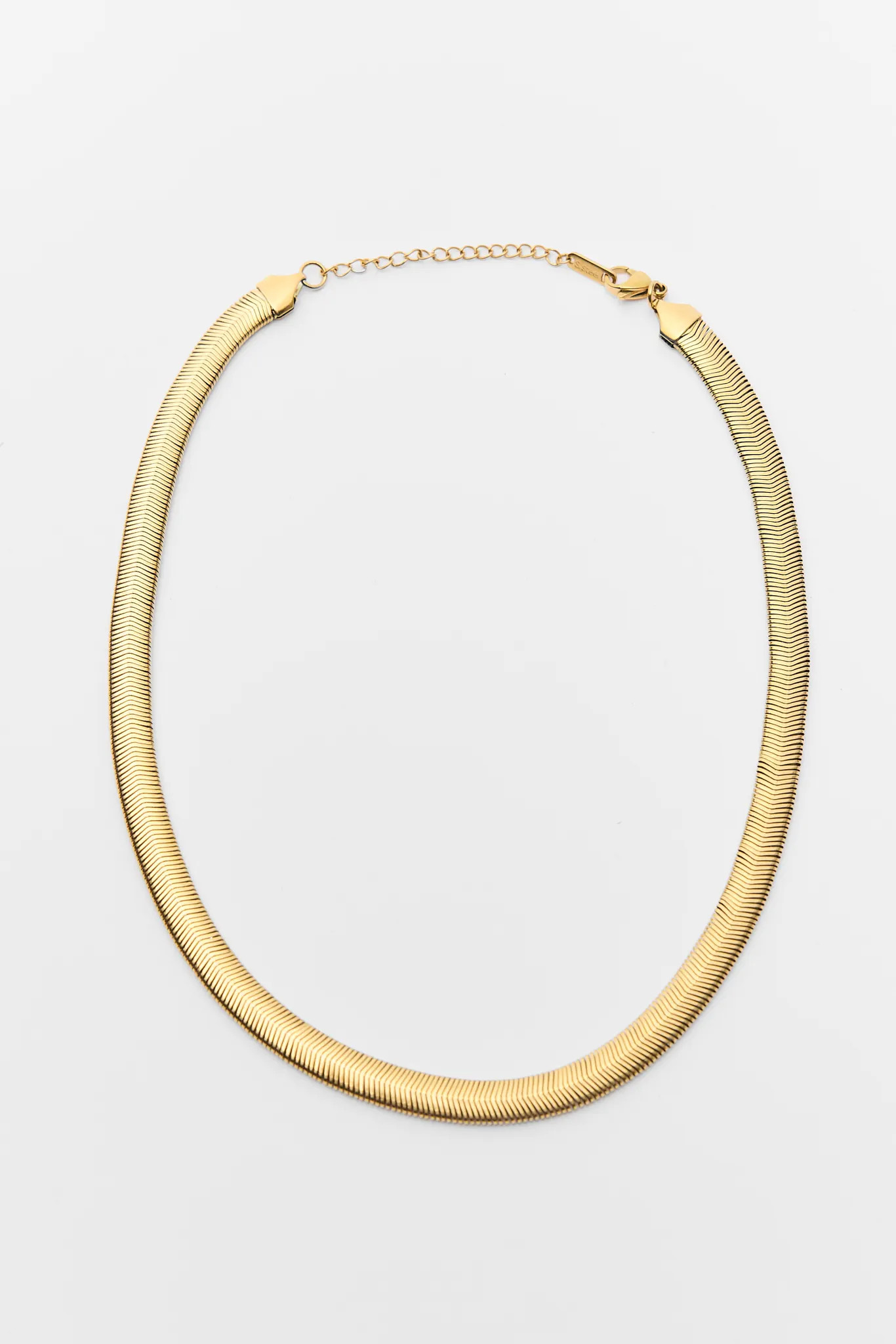 Irene Gold Snake Chain Necklace | Avara