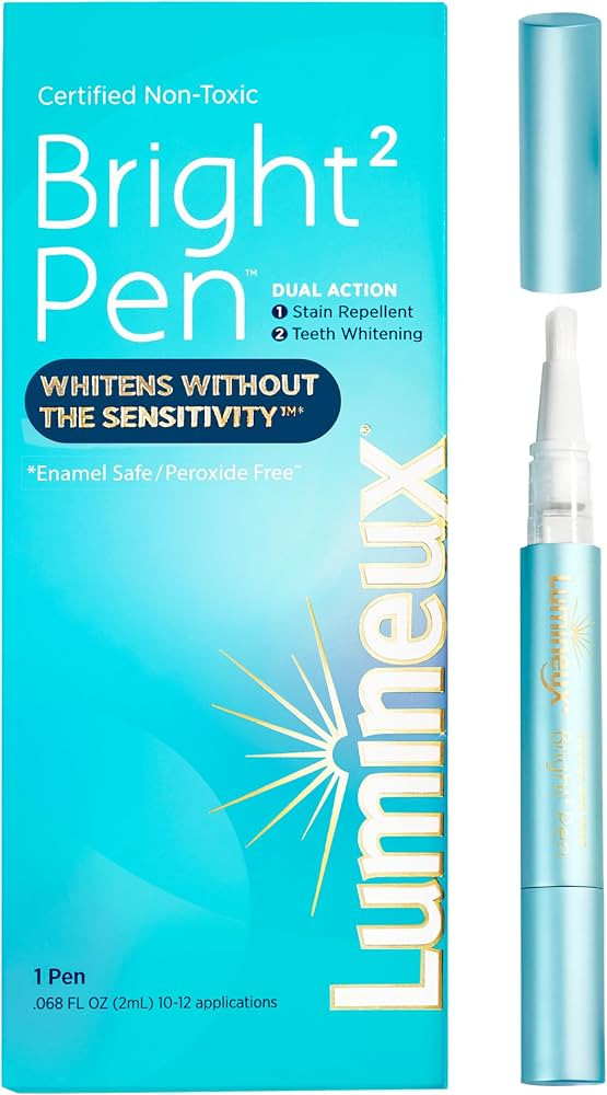 Lumineux 2-in-1 Whitening Pen (1 Pack) Enamel Safe and Clinically Proven to Whiten without The Se... | Amazon (US)
