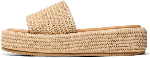 Erocalli Platform Sandals Women Cute Wedge Espadrilles Slip on Summer Beach Raffia Vacation Sanda... | Amazon (US)