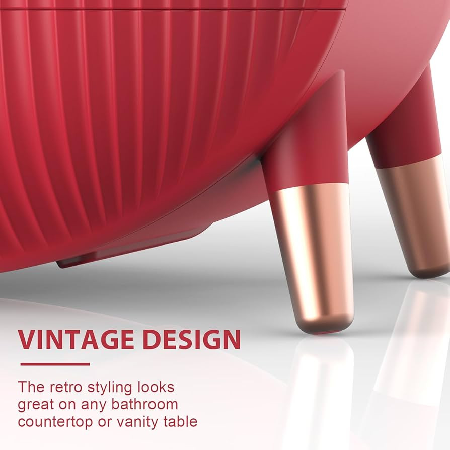 MASSY Egg Shape(Oval) Makeup Storage Box, Countertop Portable Vanity Cosmetics Organizer Preppy | Amazon (US)