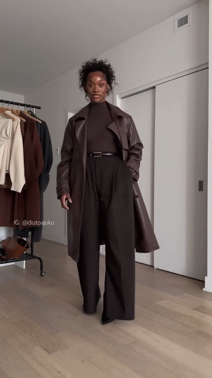 BROWN or OATMEAL Coat?🙊
Can’t lie, this one’s tough for me to decide what to wear.
•
OUTFIT DEETS 
All linked on my LTK at 5pm EST (link in BIO)🫰🏾🥰
•
•
•
•
•
#fallfashiontrends #womensoutfitideas #womensoutfits #outfitinspiration #outfitideas4you #classyoutfits #minimaloutfit #simpleootd #monochromeoutfit #fall2024 #autumn2024
#fashionstylingtips #ootdinspiration #classyoutfit #stylingvideo #brownoutfit #outfitvideo #cleanoutfit #minimaliststyle #minimaloutfits  #classywoman #falloutfitideas

#LTKWatchNow #LTKStyleTip #LTKWorkwear
