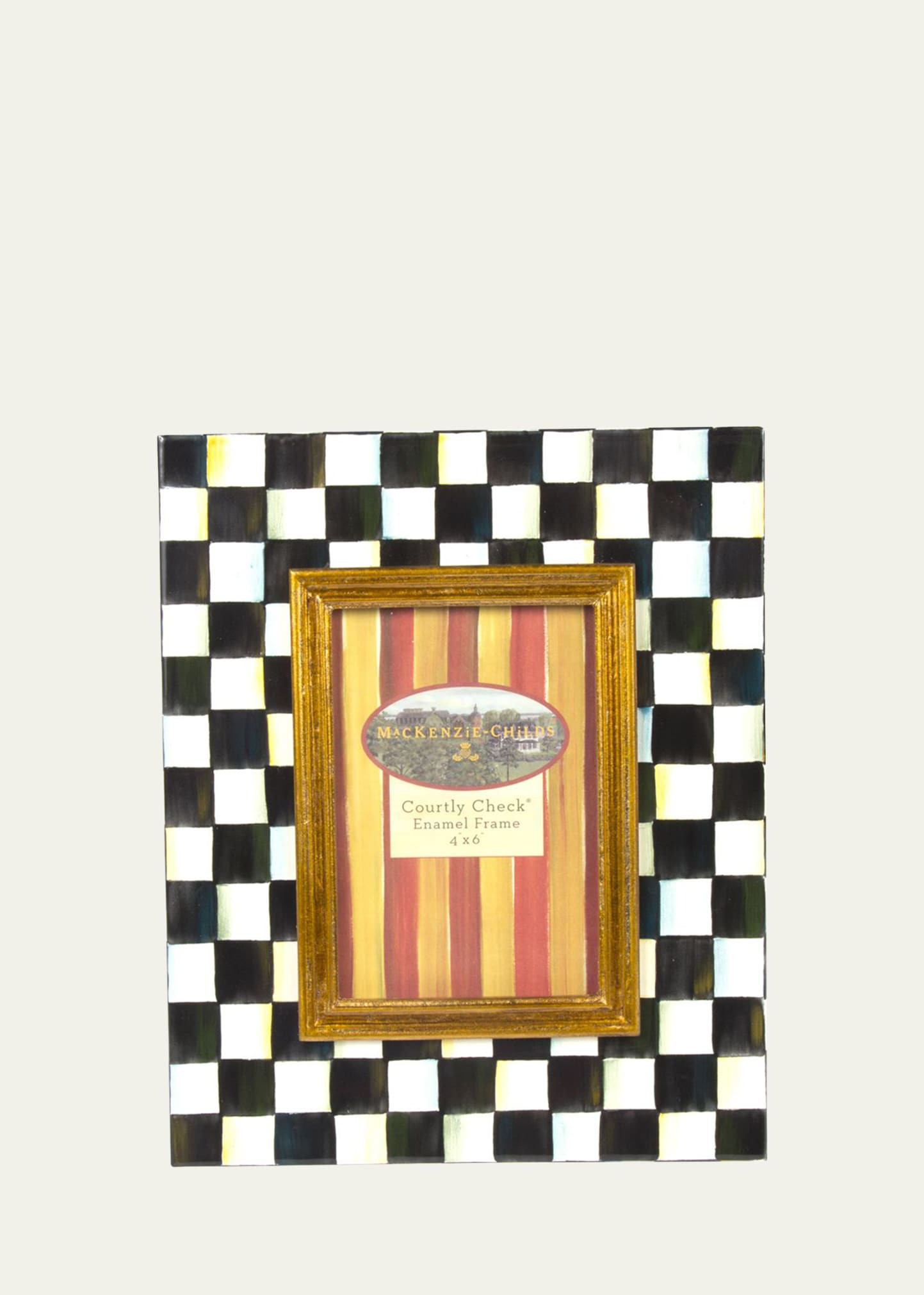 MacKenzie-Childs Medium Courtly Check Photo Frame | Bergdorf Goodman