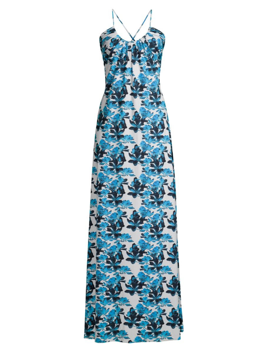 Dirin Floral Cover-Up Maxi Dress | Saks Fifth Avenue