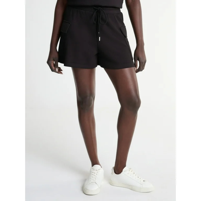 Scoop Women's and Women's Plus Ultimate ScubaKnit Cargo Shorts, Sizes XS-4X | Walmart (US)