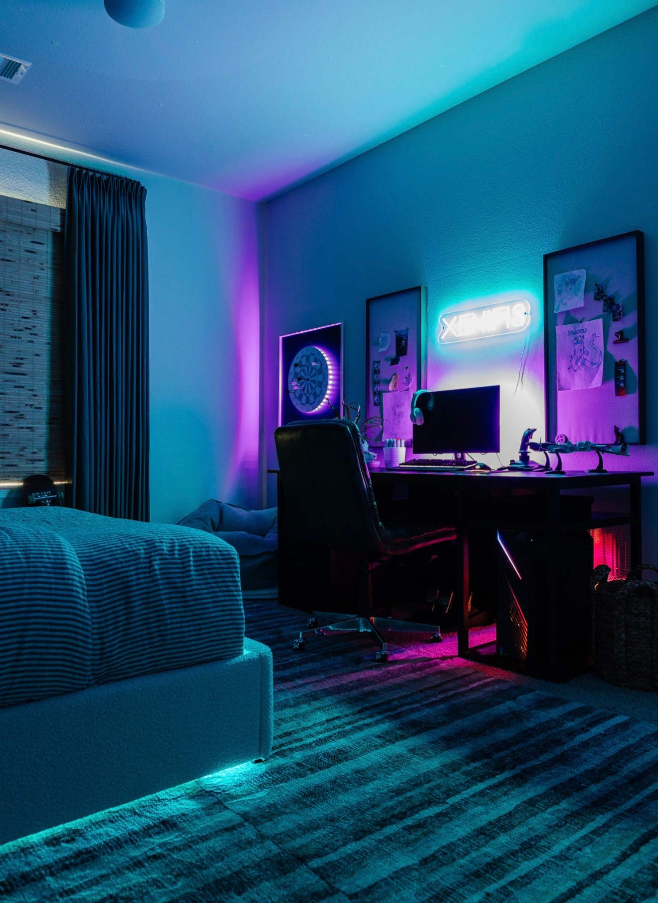 LED lighting and computer accessories for your kids bedroom that don’t suck ⚡️