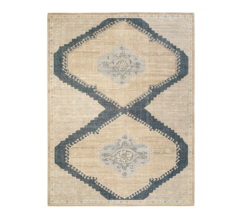 Demitria Hand-Knotted Wool Rug | Pottery Barn (US)