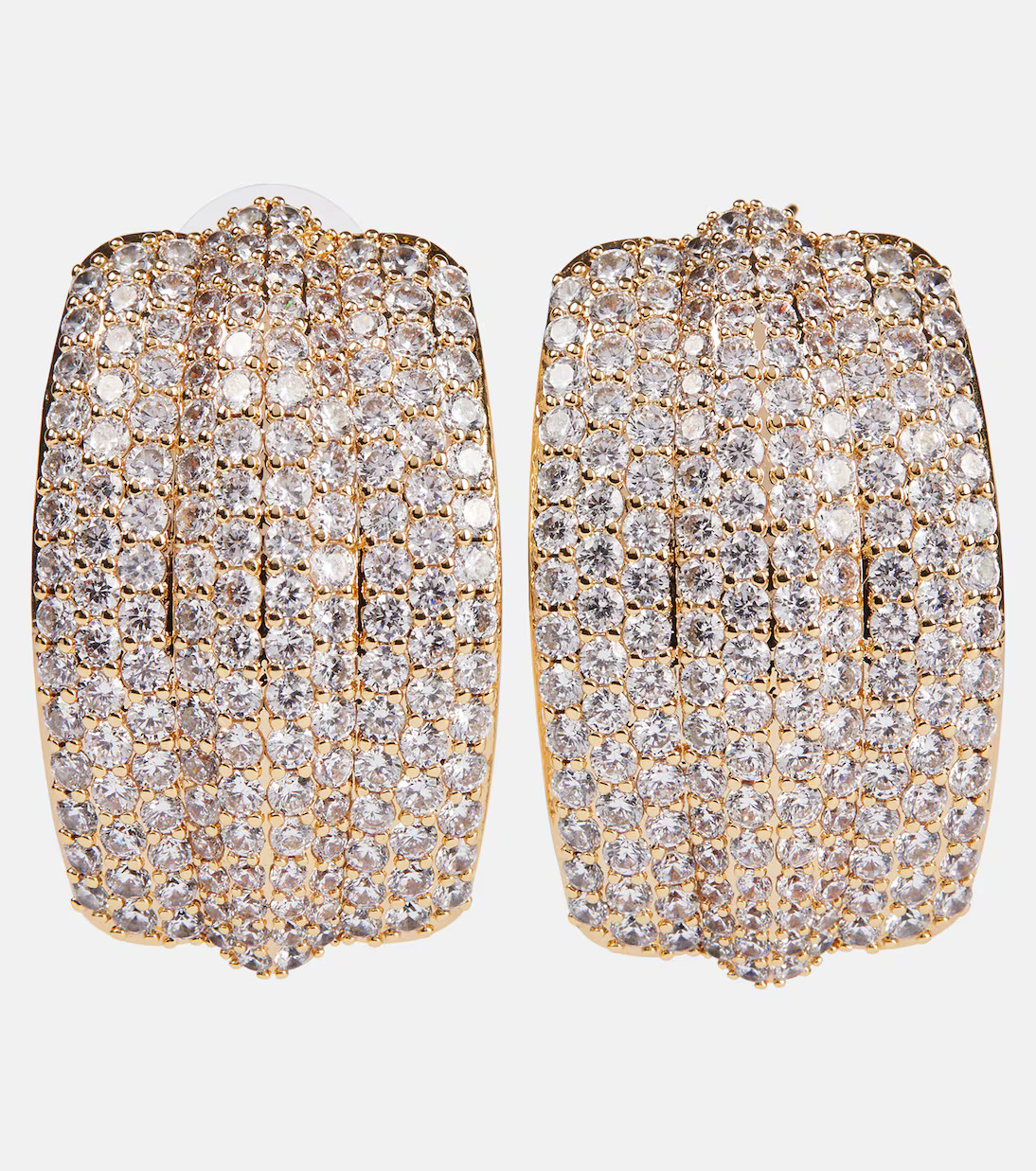 Crystal-embellished earrings | Mytheresa (UK)