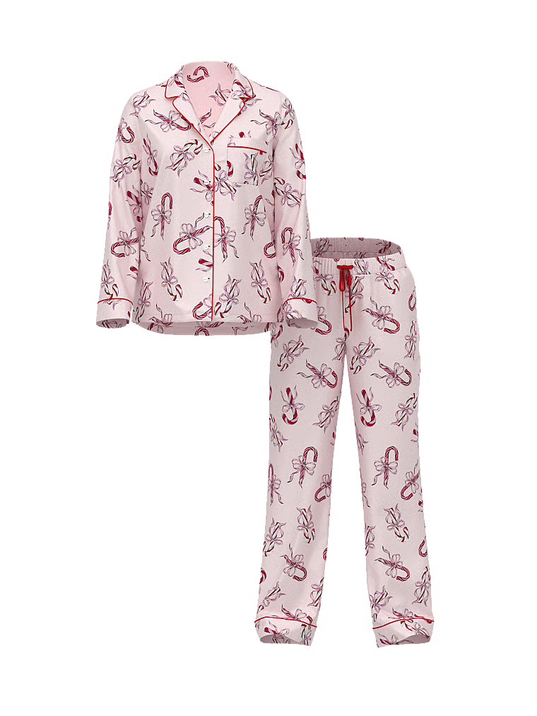 Buy Glazed Satin Long Pajama Set, Print - Order Pajamas Sets online - Victoria's Secret US | Victoria's Secret (US / CA )