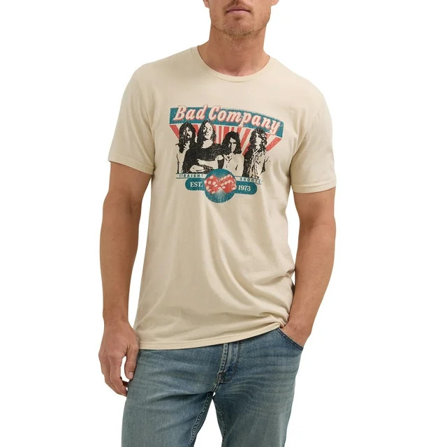 Wrangler® Men's Bad Company Graphic Band Tee, Sizes S-3XL - Walmart.com | Walmart (US)